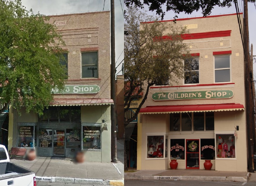 Childrens Shop Before and After