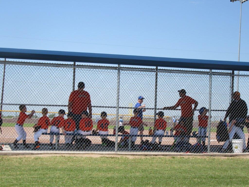 Team in dugout