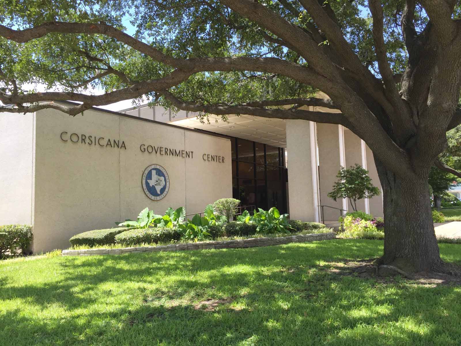 Exterior Facade of Corsicana Government Center