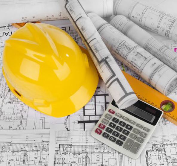 Construction Plans and Hard Hat