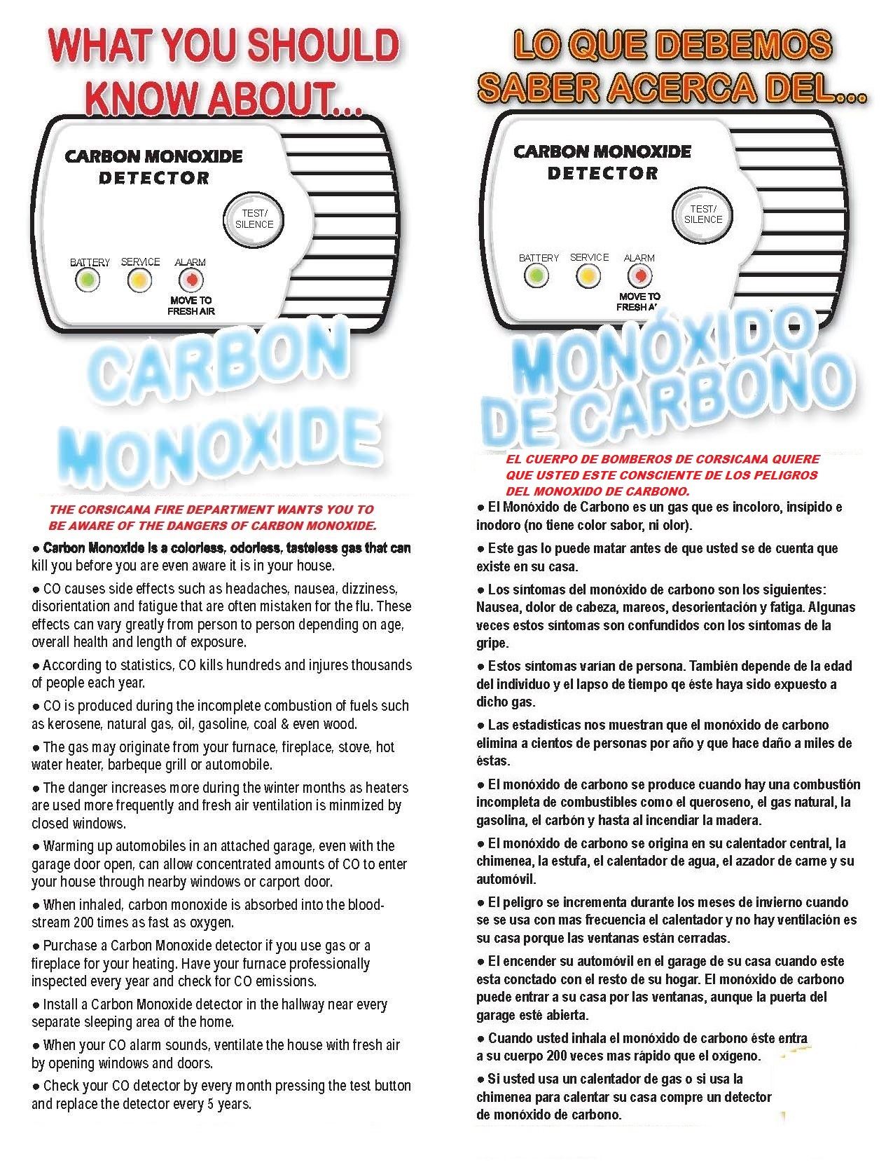 carbon monoxide detector