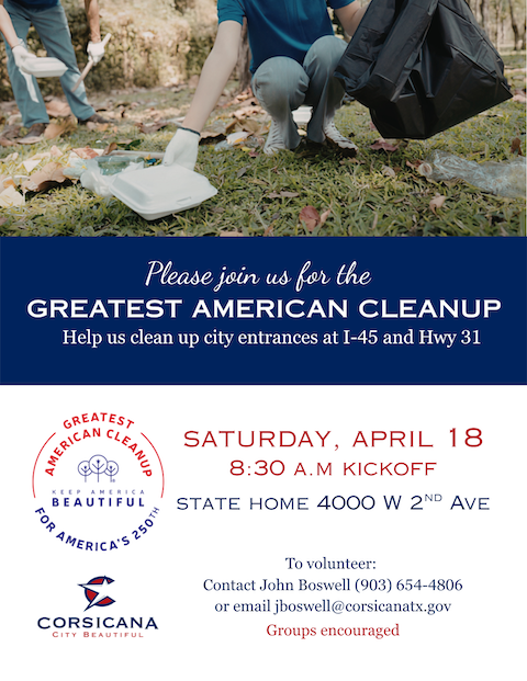 Smaller Greatest American Cleanup 2026 (8.5 x 11 in)